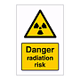Danger Radiation risk sign