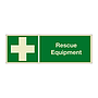 Rescue equipment with text (Marine Sign)