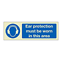 Ear protection must be worn in this area (Marine Sign)