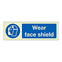 Wear face shield (Marine Sign)