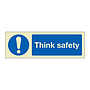 Think safety (Marine Sign)