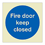 Fire door keep closed (Marine Sign)