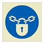 Keep locked symbol (Marine Sign)