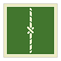 Man rope symbol (Marine Sign)