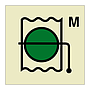 Fire damper for machinery spaces (Marine Sign)