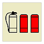 Spare fire extinguisher (Marine Sign)