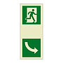 Escape door opening anti clockwise (Marine Sign)