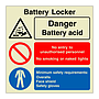 Battery Locker (Marine Sign)